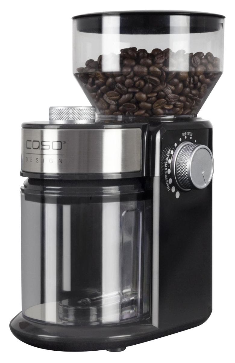 1833 Barista Crema Kaffeemühle für 190 g 150 W (Schwarz, Edelstahl, Transparent) 