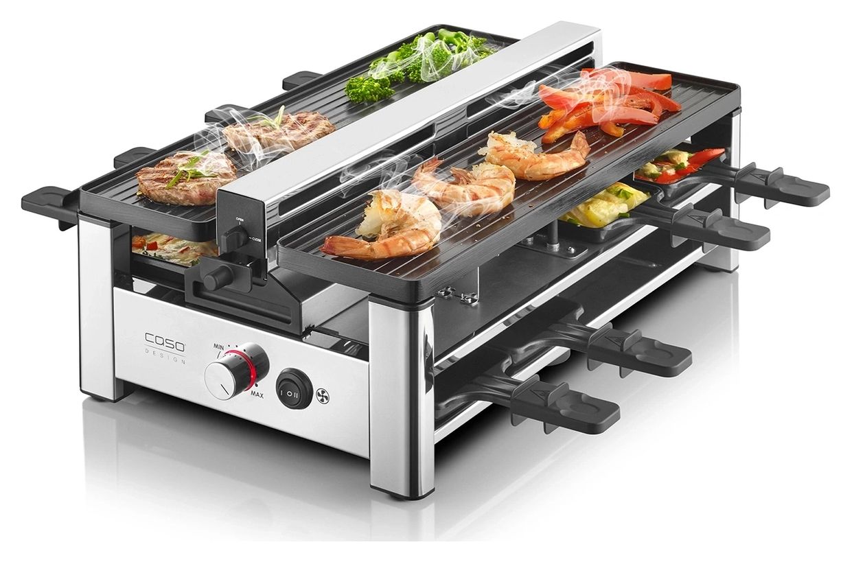 2831 AirClean Raclette für 8 Personen 1500 W  (Edelstahl) 