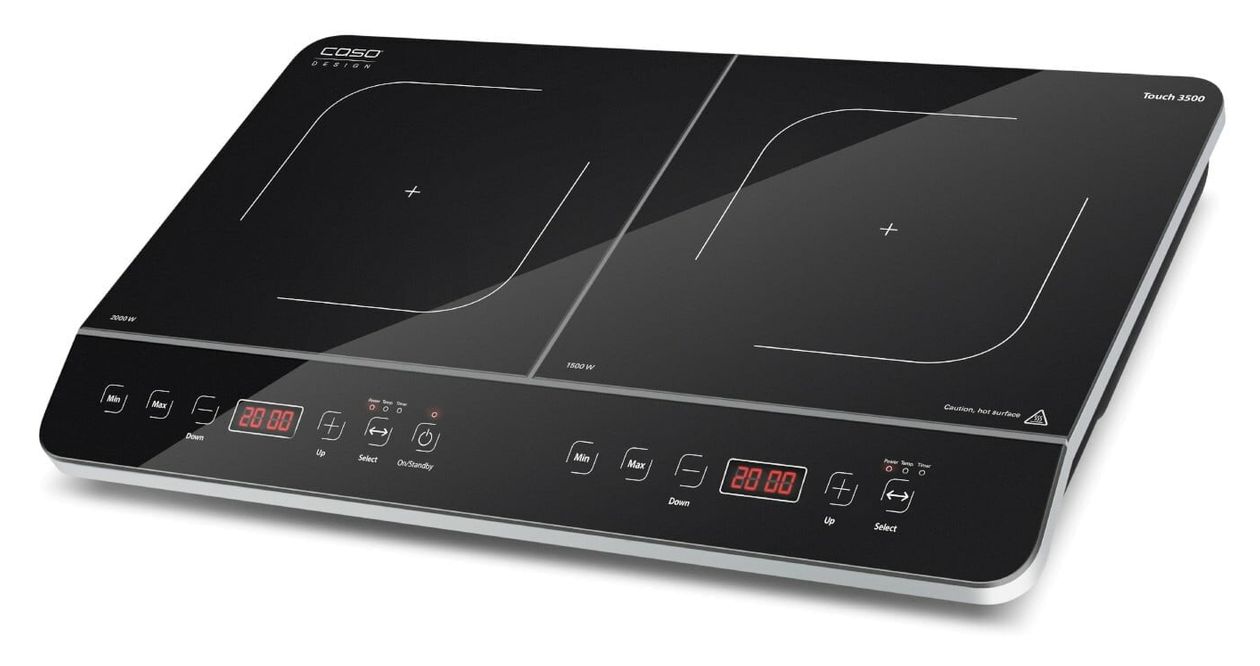 Design Touch 3500 autarkes 60 cm Induktions Kochfeld/Herdplatte 2 Zone(n) 