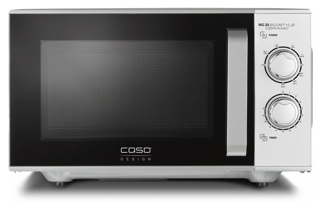 MG25 Ecostyle Standgeräte Solo 900 W Größe: mittel 5 Stufen Grill  (Silber) 