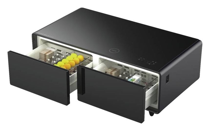 Sound & Cool 135 l Tischkühlschrank EEK: F 91 kWh Jahr  (Schwarz) 