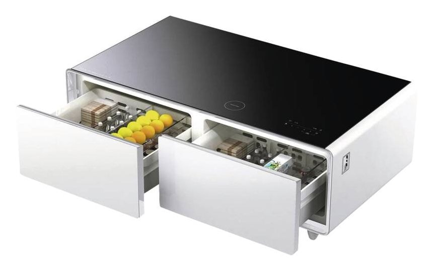 Sound & Cool 135 l Tischkühlschrank EEK: F 91 kWh Jahr  (Weiß) 