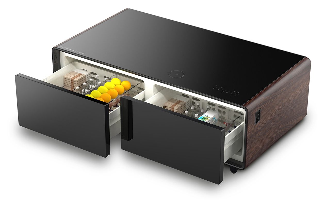Sound & Cool 135 l Tischkühlschrank EEK: F 91 kWh Jahr  (Schwarz) 