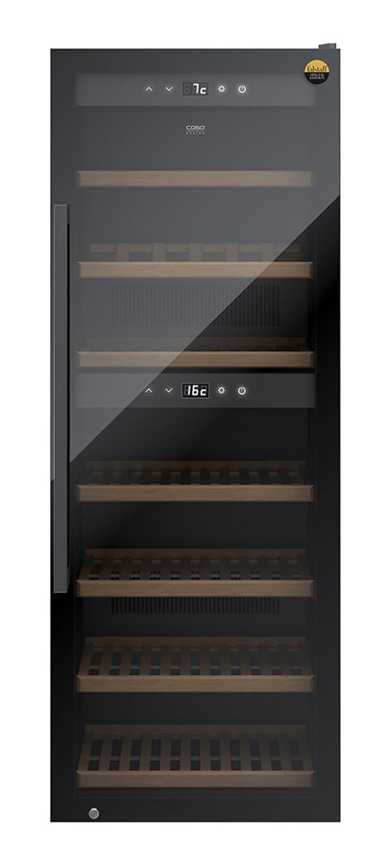 WineExclusive 126 Smart Weinkühler Freistehend EEK: G 2 Zonen 126 Flasche(n) 