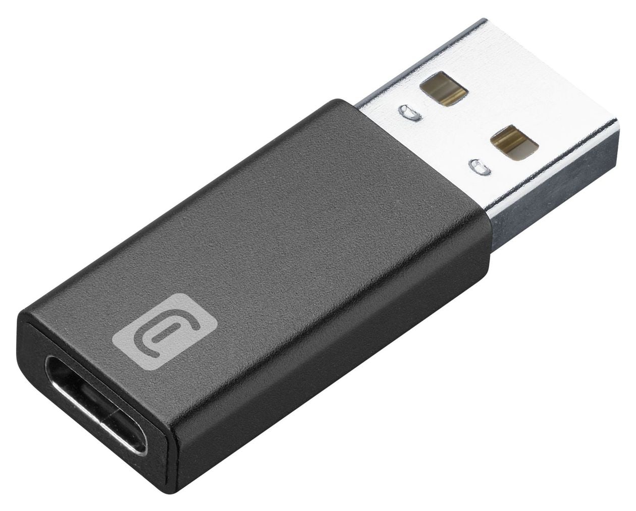 Adapter von USB auf USB-C Wandelt den USB-Anschluss in USB-C um 