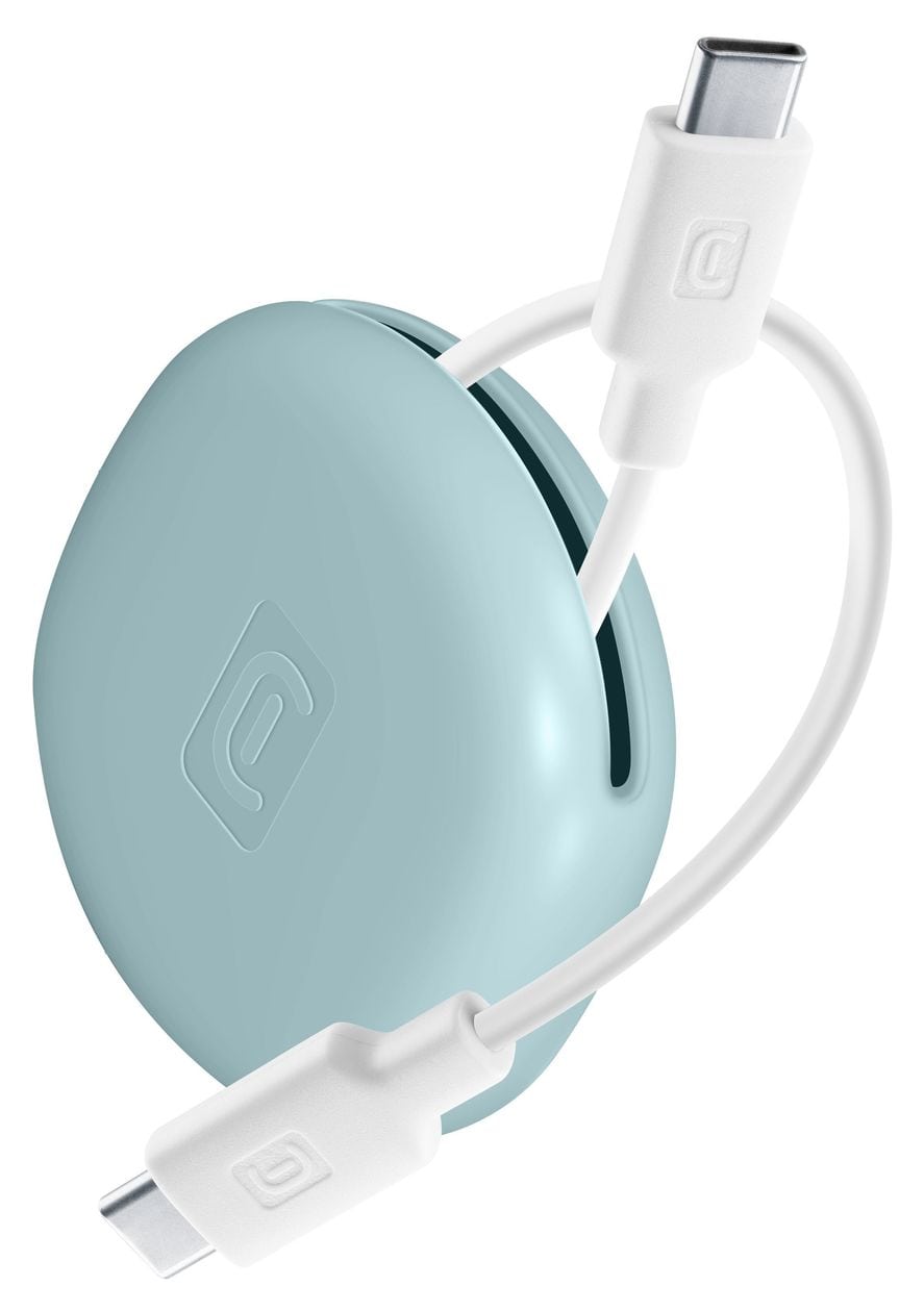 Bag Cable USB C auf USB C Männlich bis 60 W 1 m  (Weiß) 