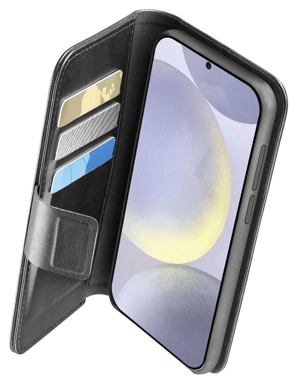 Book Folio für Samsung Galaxy S25  (Schwarz) 