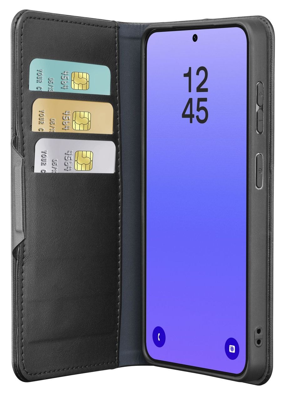 Book Agenda 2 Folio für Samsung Galaxy A37  (Schwarz) 