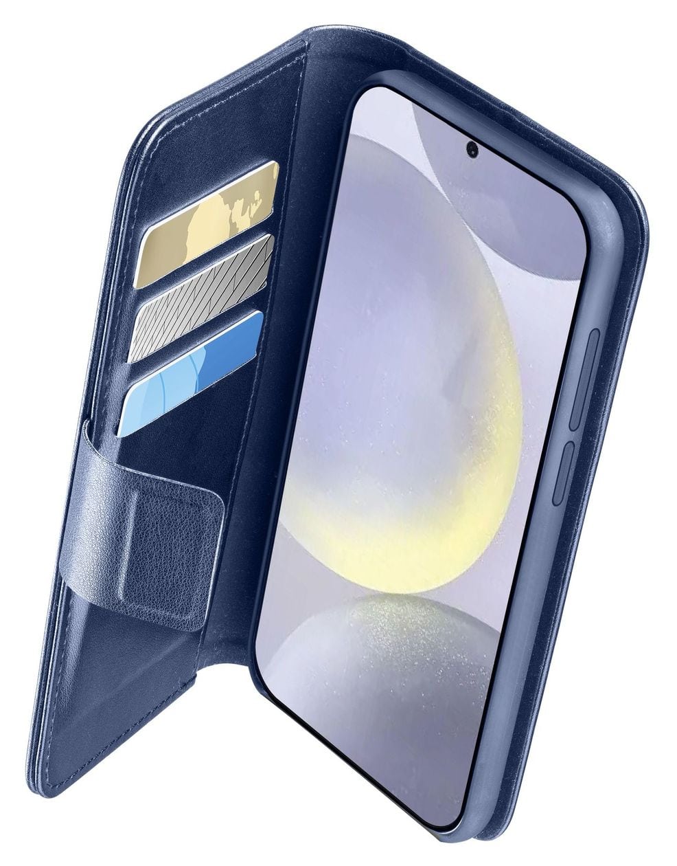 Book Agenda Folio für Samsung Galaxy S25 Ultra  (Blau) 