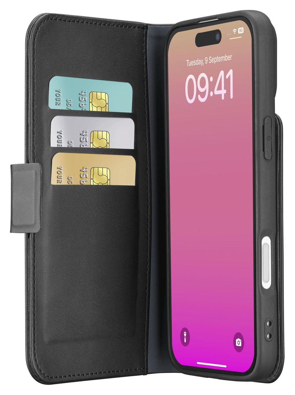 Book Agenda Folio für Apple iPhone 17  (Schwarz) 