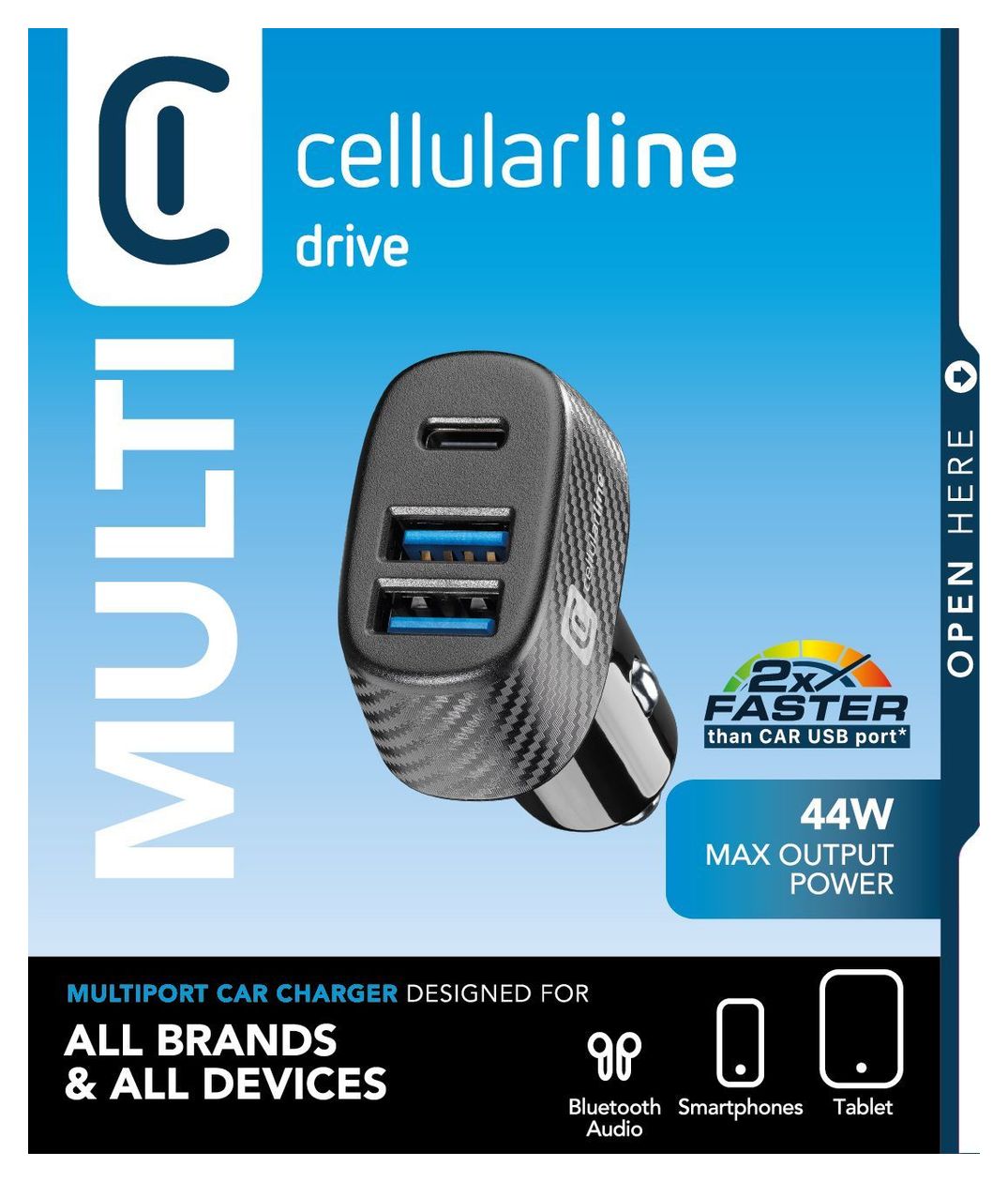 Car Multipower Trio - iPhone, Samsung, Xiaomi, Oppo and other Smartphones and Tablets 