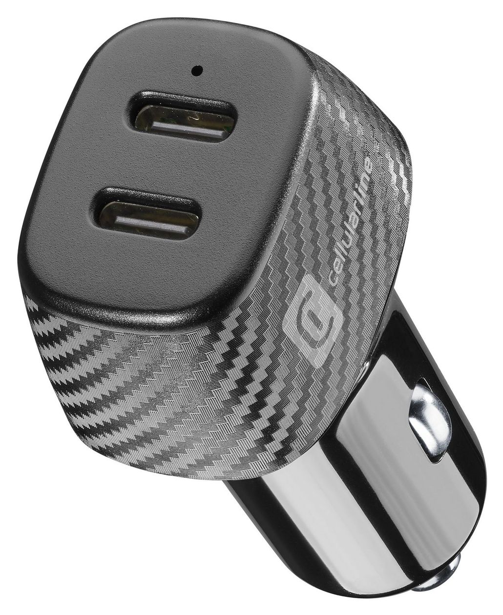 Car Multipower DUO - iPhone, Samsung, Xiaomi, Oppo and other Smartphones and Tablets Autoladegerät mit 2 USB-C-Anschlüssen 