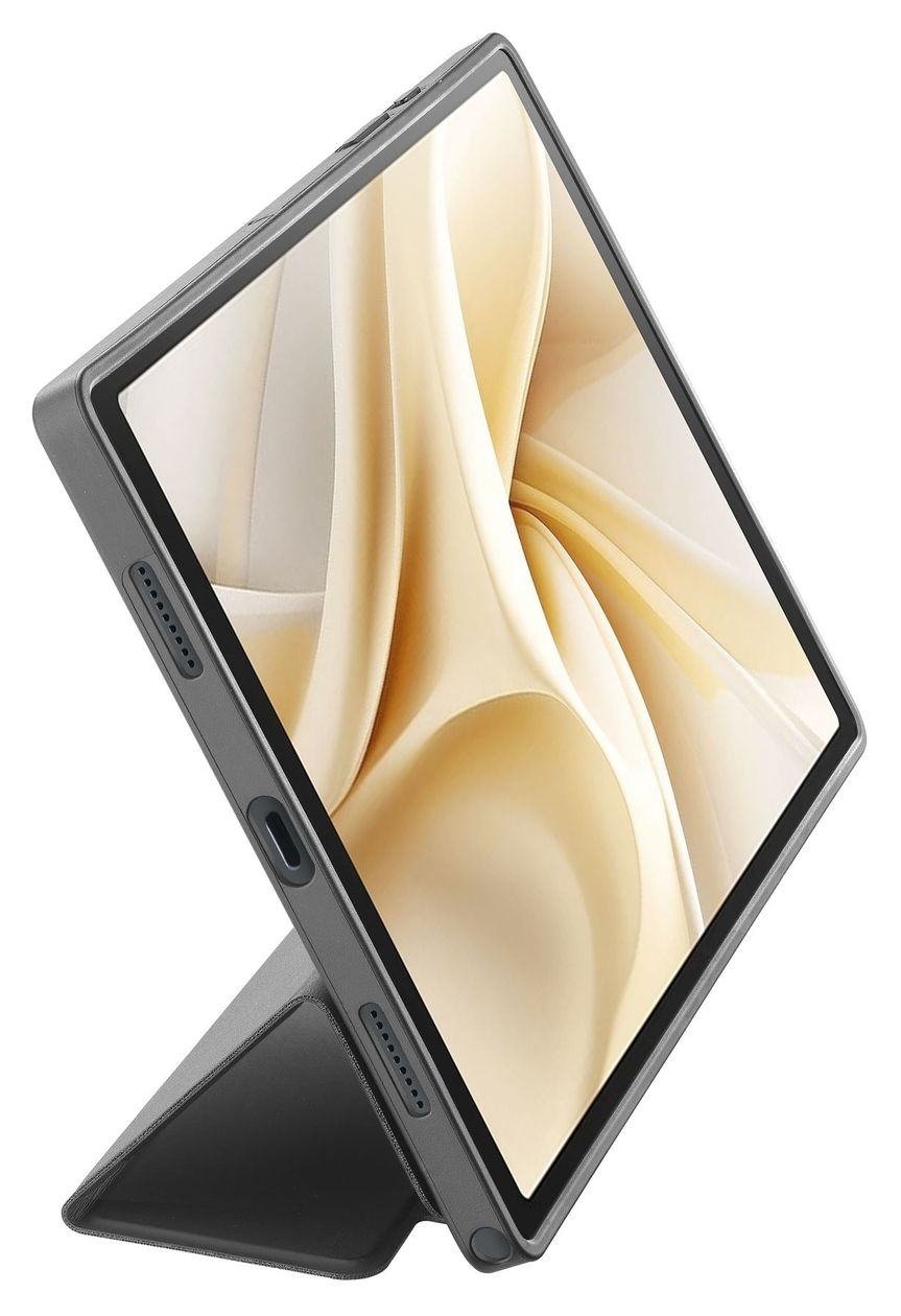 Compact Folio aus Kunstleder für Samsung Galaxy Tab A11+ bis 27,9 cm (11") Stoßfest, Kratzresistent (Schwarz) 