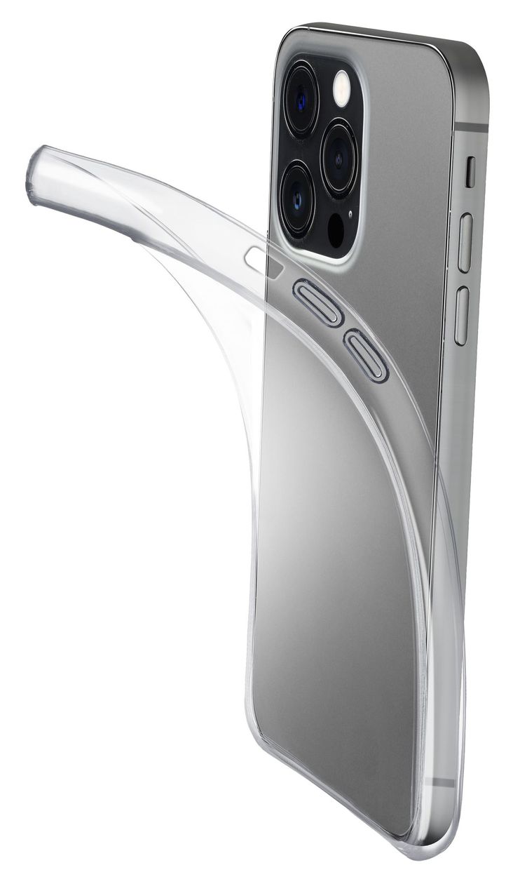 Fine Cover für Apple iPhone 16 Pro  (Transparent) 