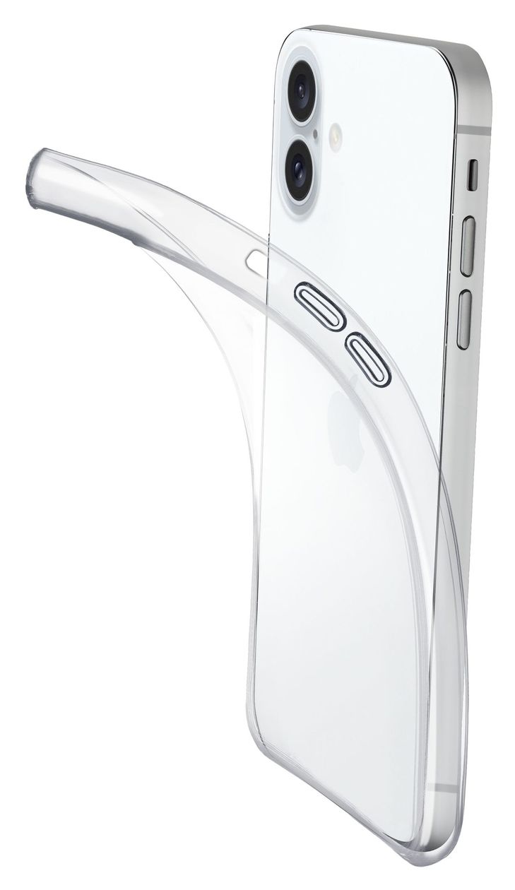 Fine Cover für Apple iPhone 16  (Transparent) 