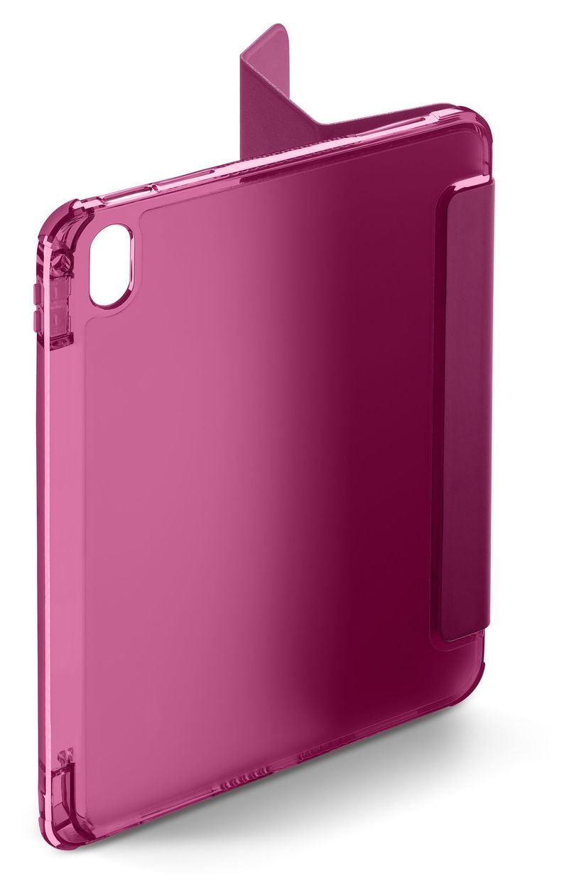 Folio Folio aus Kunstleder für Apple iPad Air 10.9" (2022), iPad Air 10.9'' (2020), iPad Pro 11'' (2018) bis 27,9 cm (11") (Pink) 