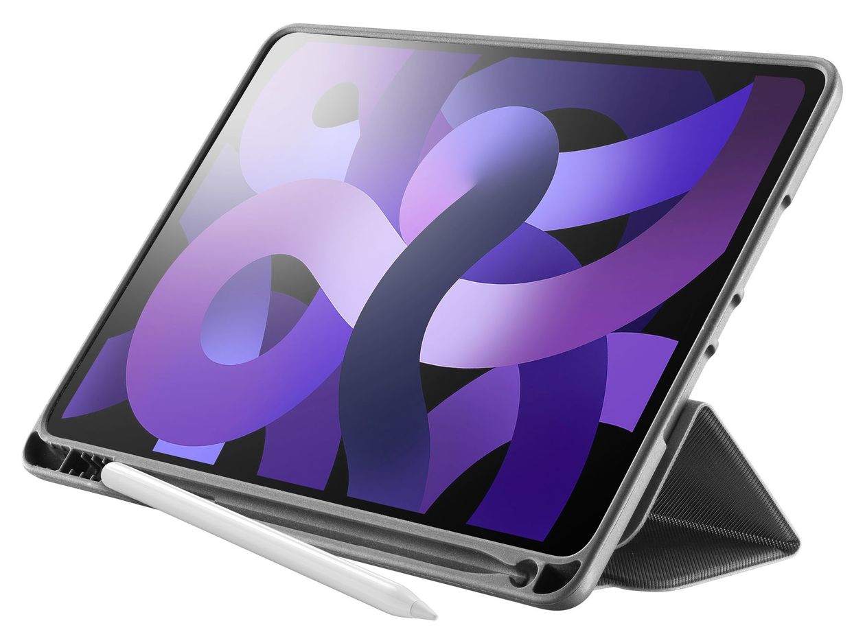 Folio Pen Folio aus Kunstleder für Apple iPad Air 10.9" (2022), iPad Air 10.9'' (2020), iPad Pro 11'' (2018) bis 27,9 cm (11") (Schwarz) 