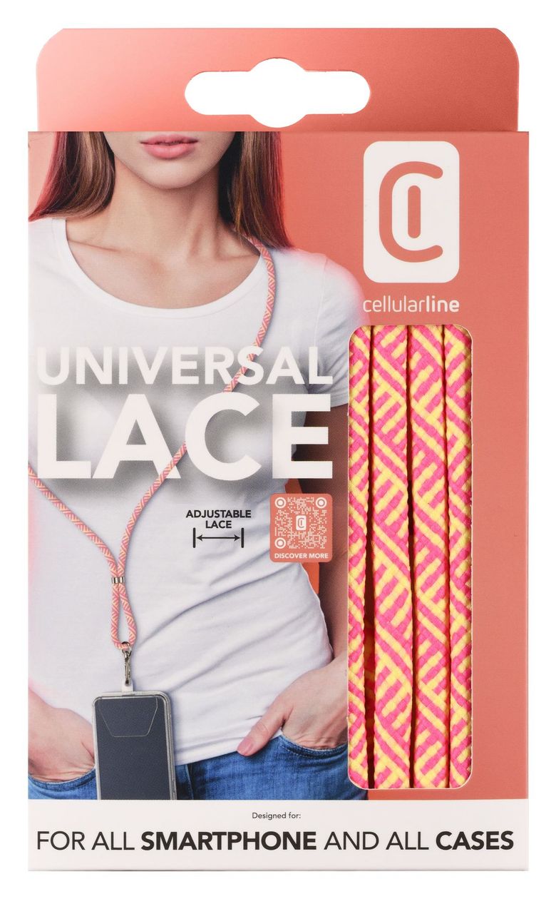 Handykette Universal Necklace Strap Lace Umhängegurt für Universal  (Orange) 