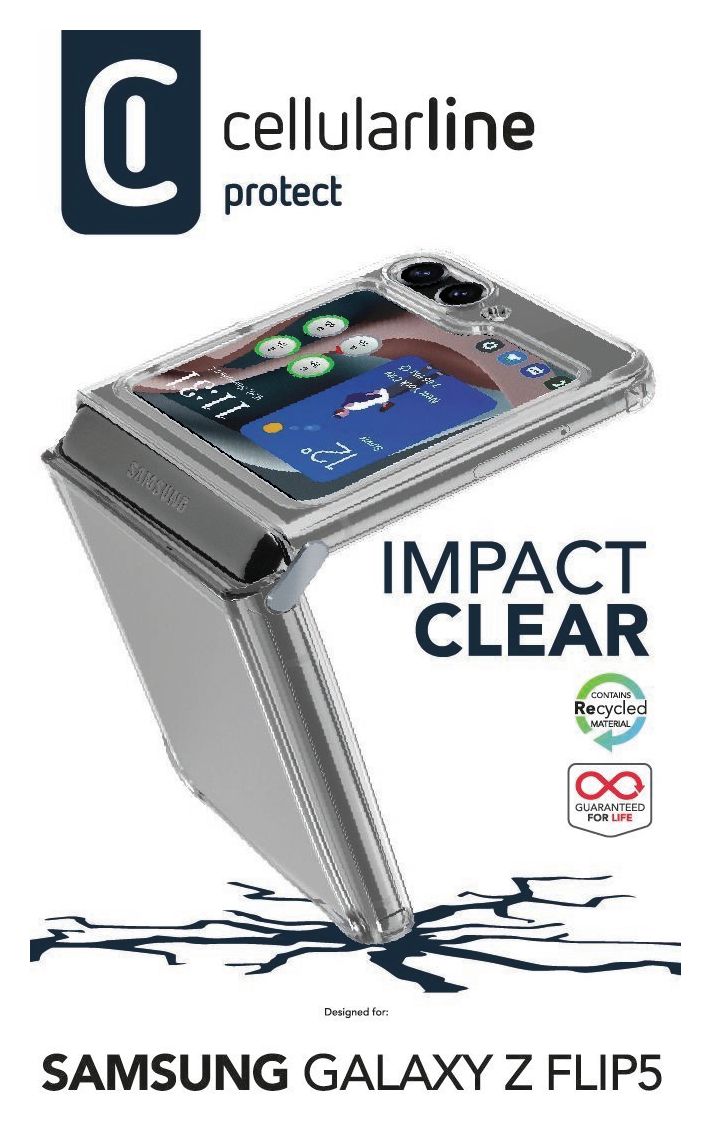 Impact Clear Cover für Samsung Galaxy Z Flip5  (Transparent) 