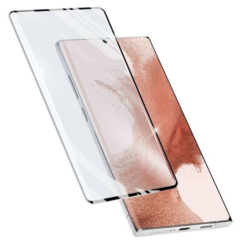 Impact Glass Curved Klare Bildschirmschutzfolie gehärtetes Glas 9H für  Samsung Galaxy S23 Ultra Stoßfest, Splitterfrei, Schockresistent 