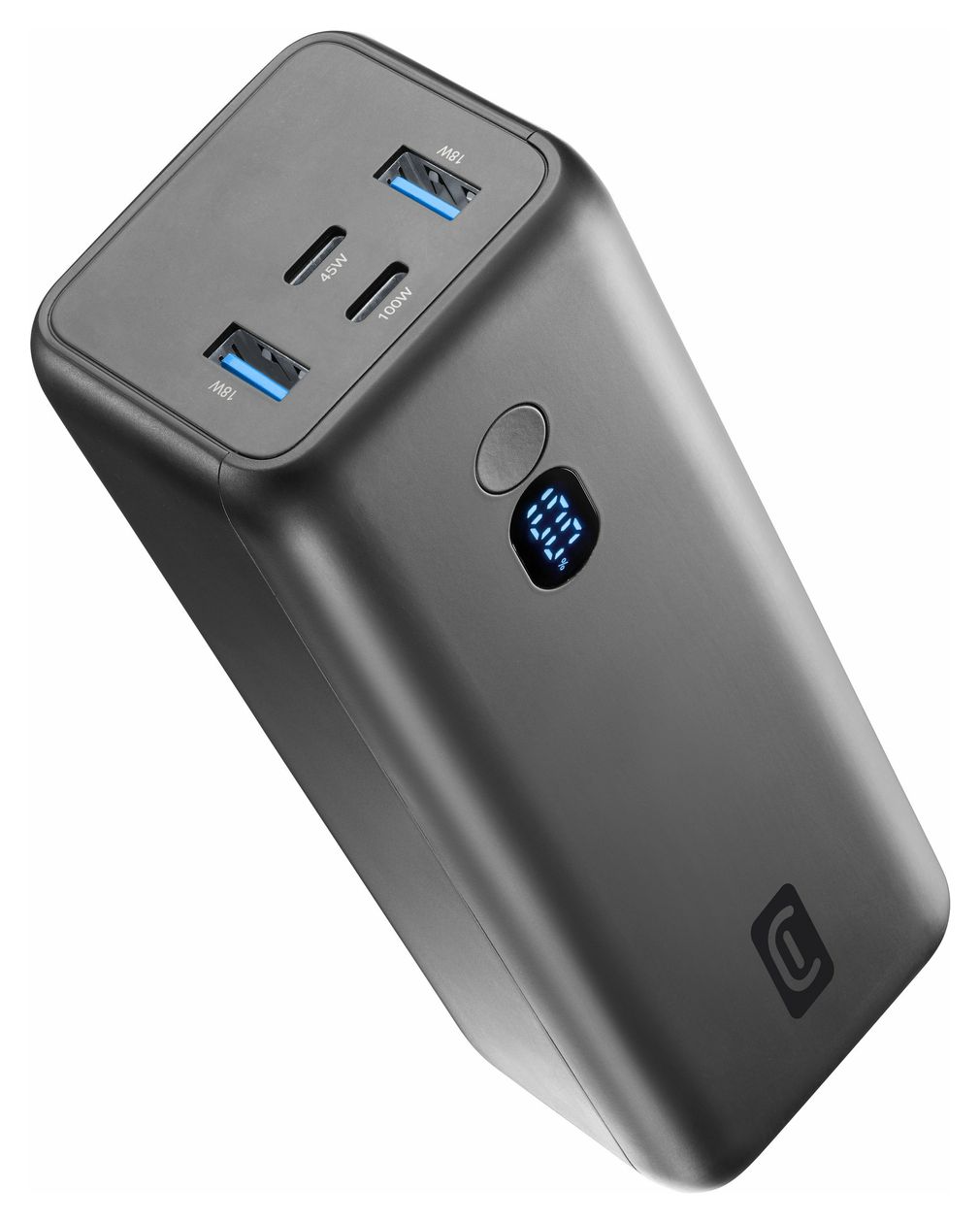 Maxi 27000 mAh Powerbank USB Typ-C  (Schwarz) 