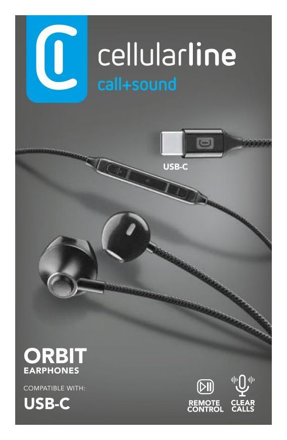 Orbit In-Ear Kopfhörer Kabelgebunden USB Typ-C  (Schwarz) 