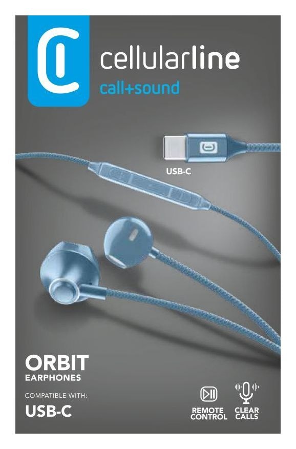 Orbit In-Ear Kopfhörer Kabelgebunden USB Typ-C  (Blau) 