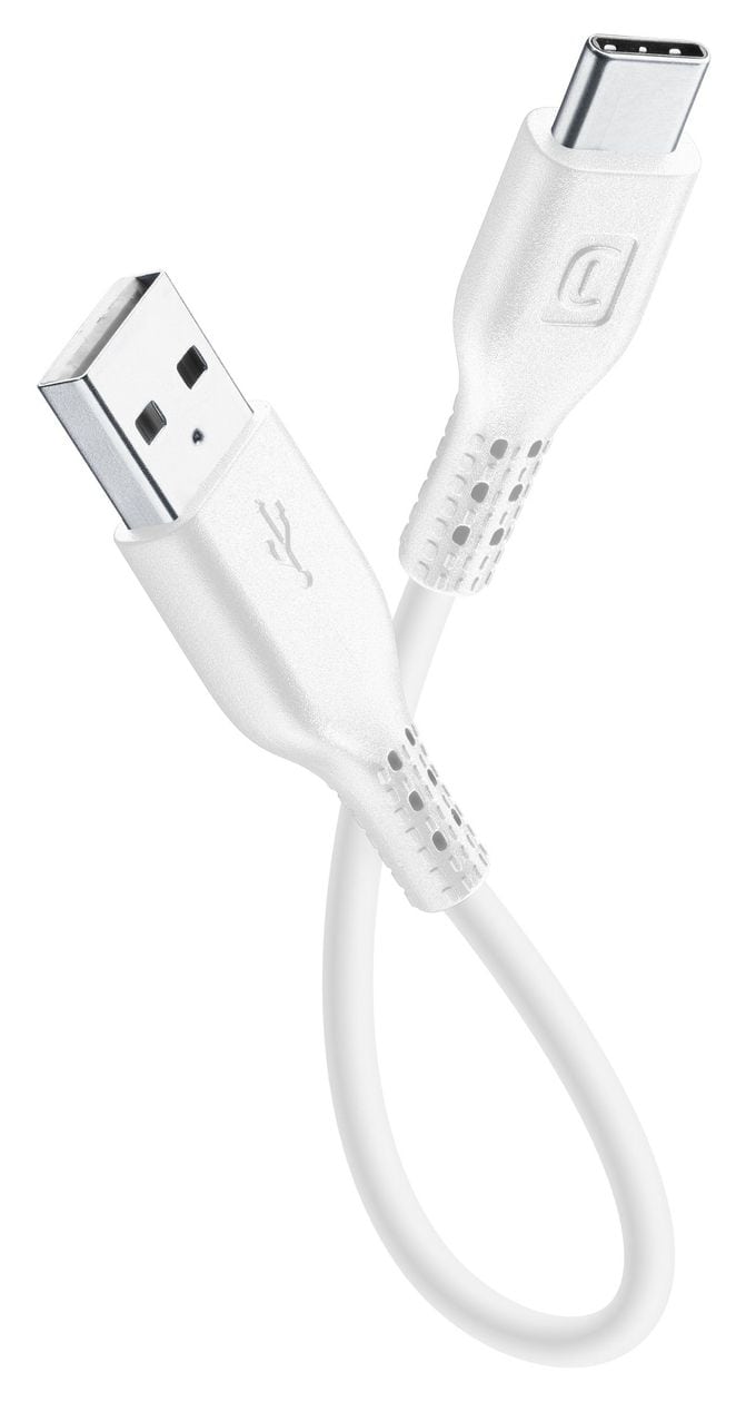 Power Cable USB A auf USB C Männlich bis 15 W 0,15 m  (Weiß) 