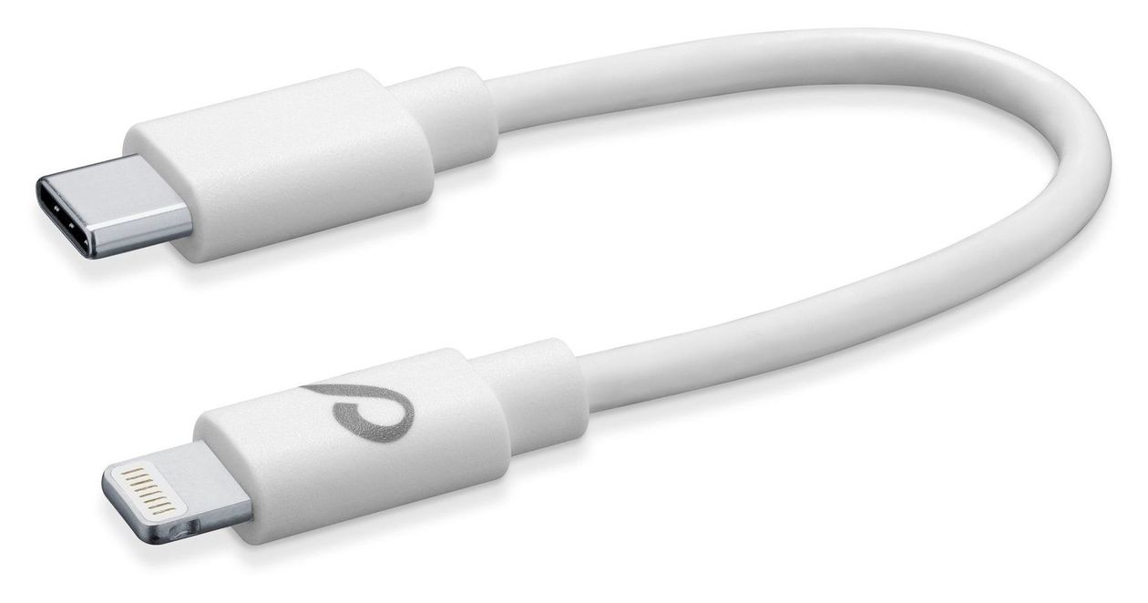 Power Cable Lightning auf USB C Männlich bis 30 W 0,15 m  (Weiß) 