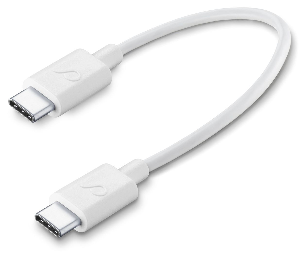 Power Cable USB C auf USB C Männlich bis 60 W 0,15 m  (Weiß) 