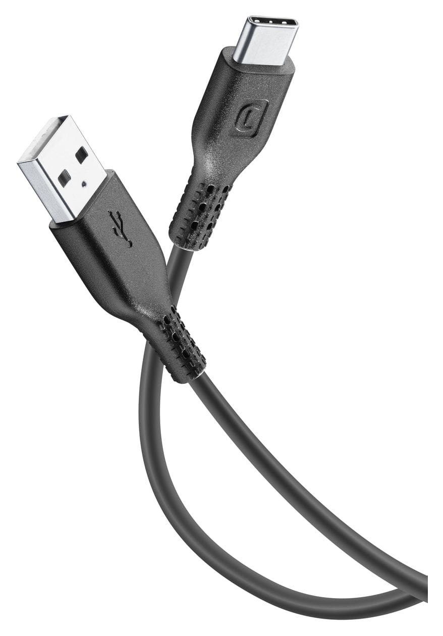 Power Cable USB A auf USB C Männlich bis 15 W 1,2 m  (Schwarz) 