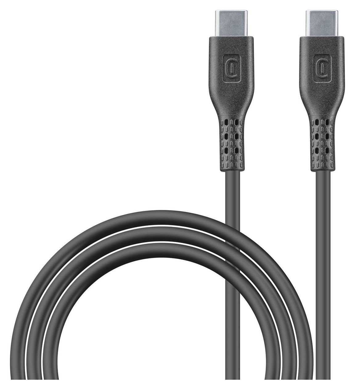 Power Data Cable USB C auf USB C Männlich bis 100 W 2 m  (Schwarz) 