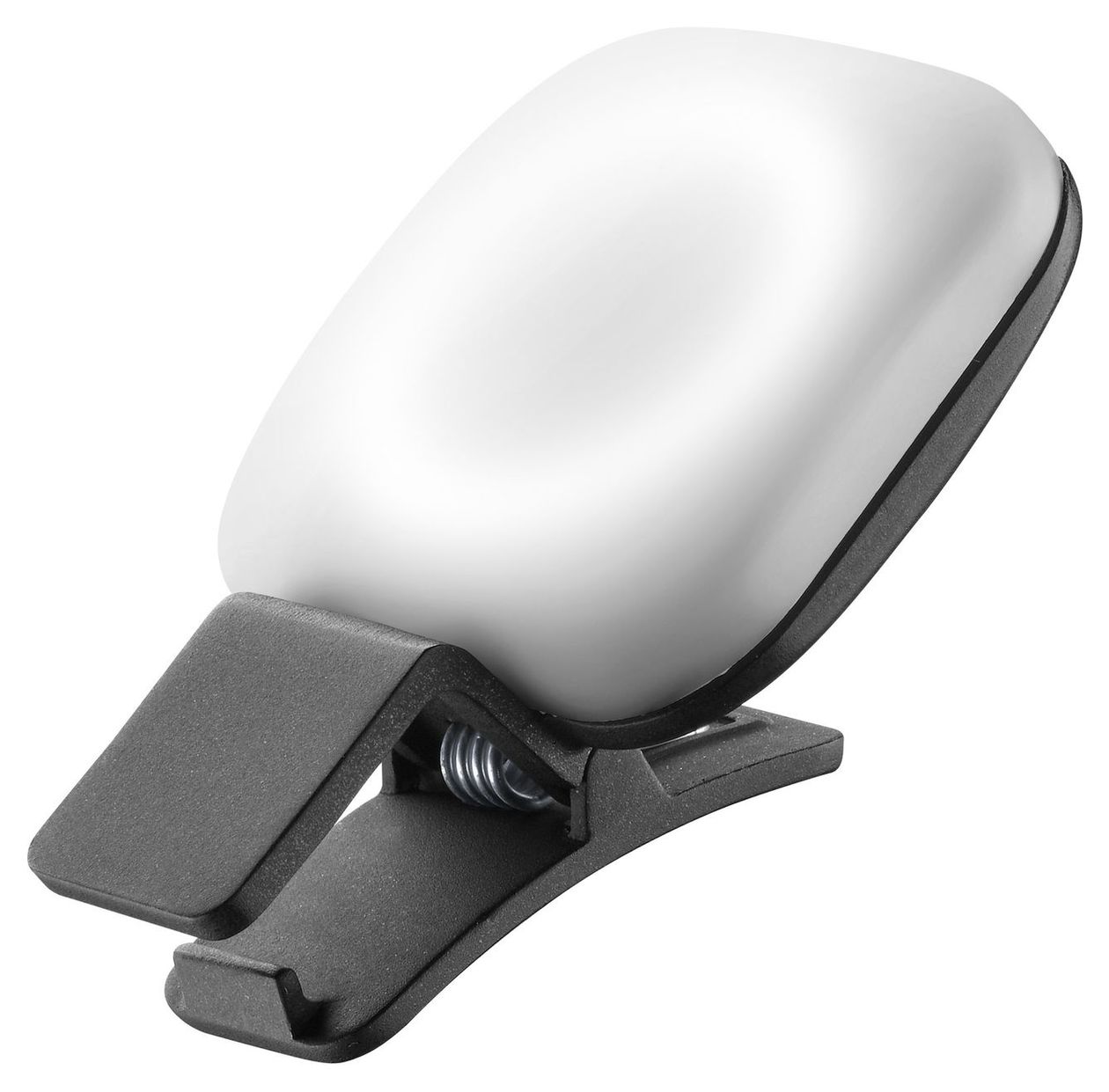SELFIE LIGHT CLIP Kompaktes LED-Licht mit universellem Clip, ideal für Selfies, Videos und Anrufe. Schnell befestigt, USB-C-aufladbar, sofort einsatzbereit. 