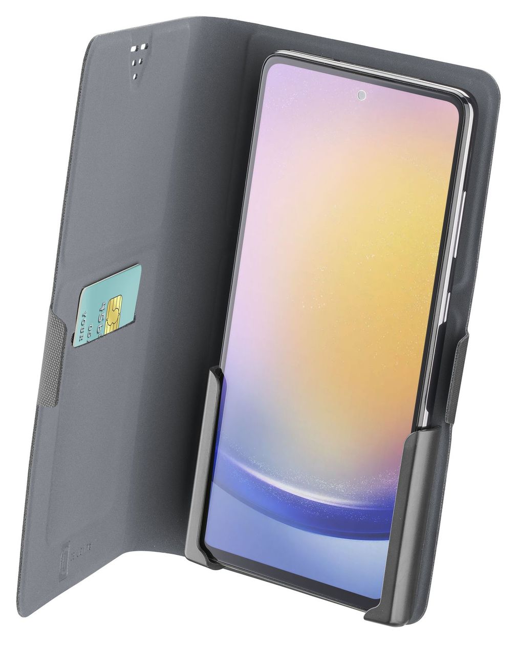 Slide & Click L Folio für Universal Max 75 mm x 150 mm  (Schwarz) 