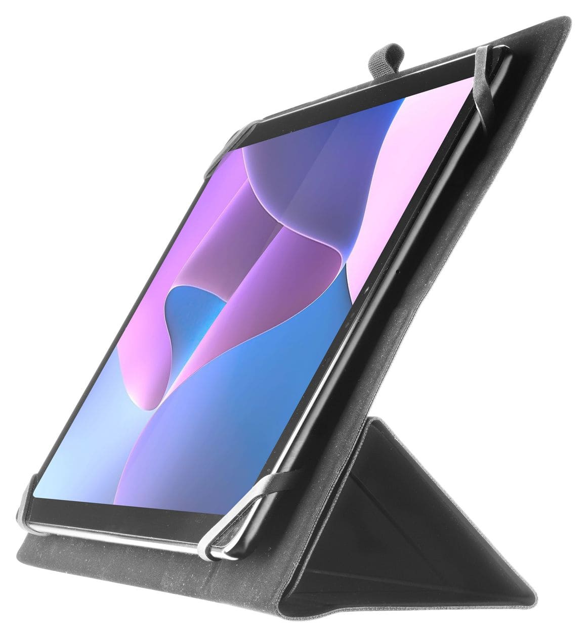 Snap Case Folio aus Kunstleder für Universal Lenovo 10’’/11’’ bis 27,9 cm (11") (Schwarz) 