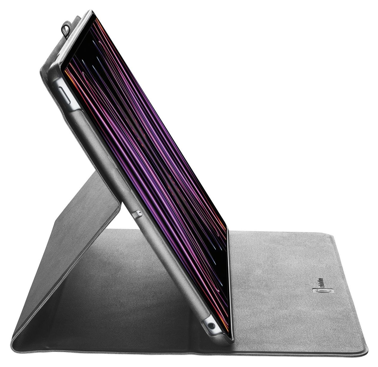 Stand Folio aus Kunstleder für Apple iPad Pro 13 Zoll M4/M5 bis 33 cm (13") (Schwarz) 
