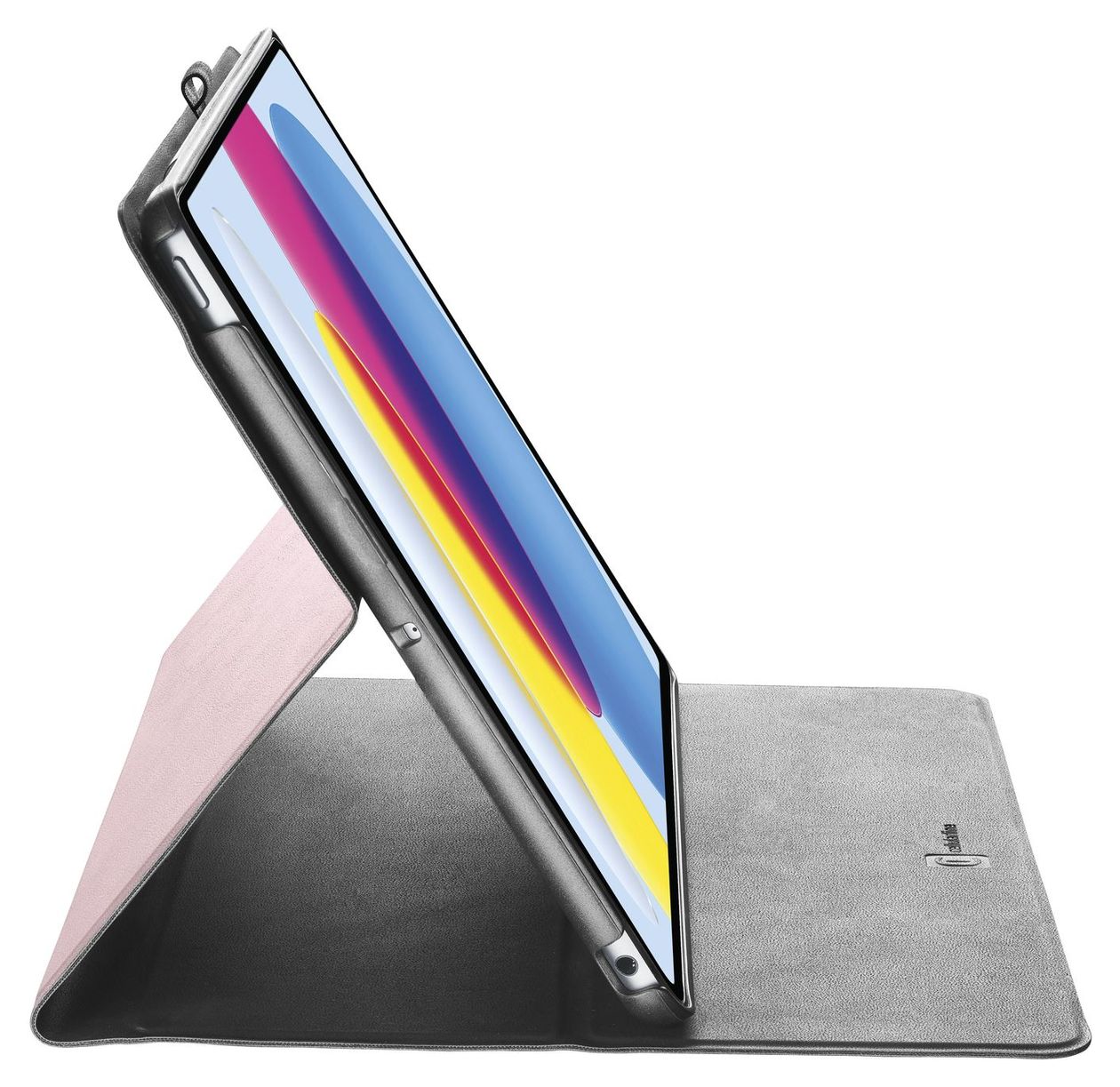 Stand Folio aus Kunstleder für Apple iPad Air 13 Zoll und iPad Pro 12.9 Zoll bis 33 cm (13") (Pink) 