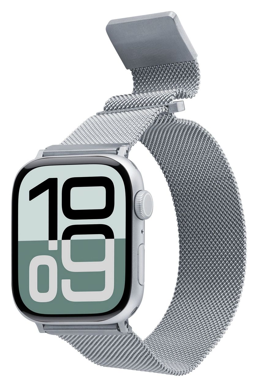 Steel Band Armband 0 mm Apple Watch 42/44/45/49 mm  (Silber) 