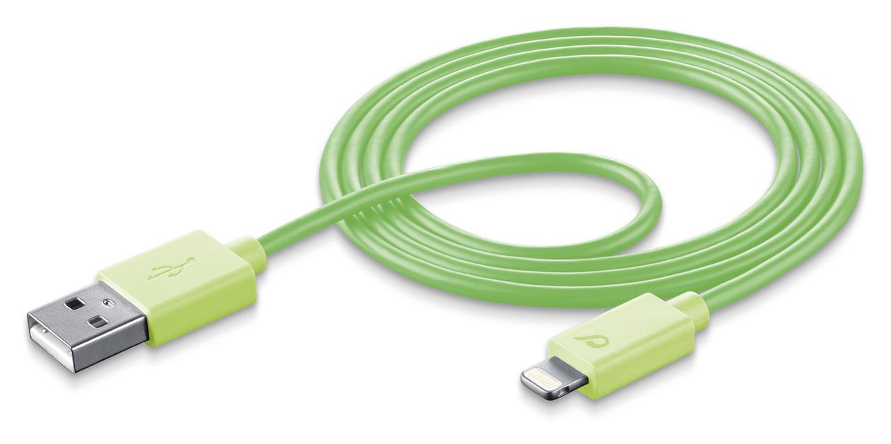 Stylecolor Cable Lightning auf USB A 1 m  (Grün) 