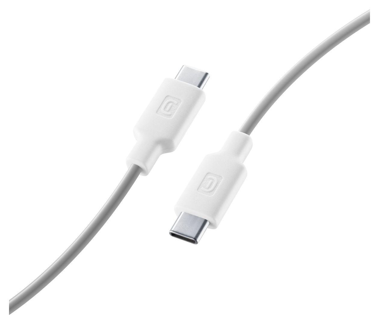 Stylecolor Cable USB C auf USB C Männlich bis 60 W 1 m  (Weiß) 