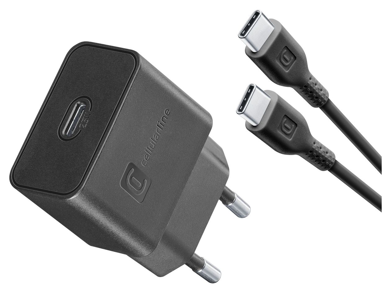 Super Fast Charger Kit 25W - USB-C to USB-C - Samsung Netzladegerät Super Fast Charge PD 25W mit USB-C to USB-C-Kabel 