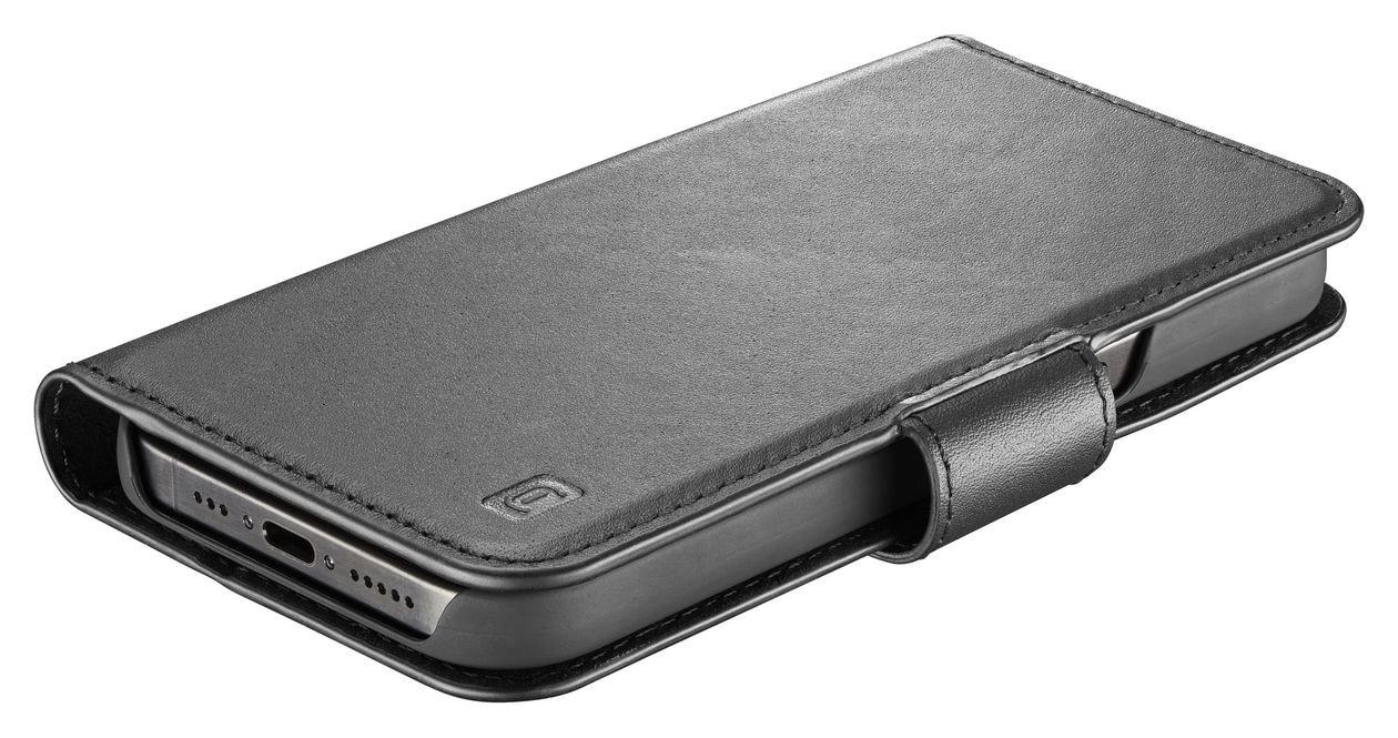 Supreme Folio für Apple iPhone 15  (Schwarz) 