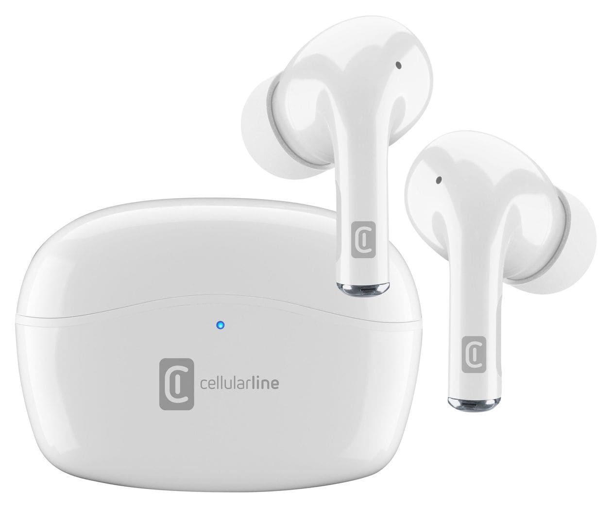 Vivid In-Ear Bluetooth Kopfhörer Kabellos TWS 3 h Laufzeit  (Weiß) 