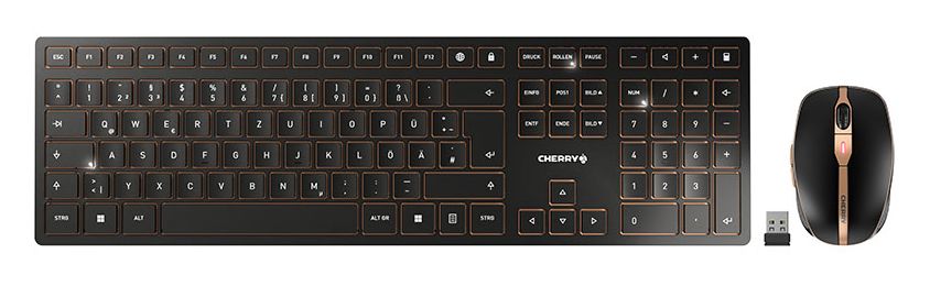 DW9100 Slim Universal Tastatur (Schwarz) 