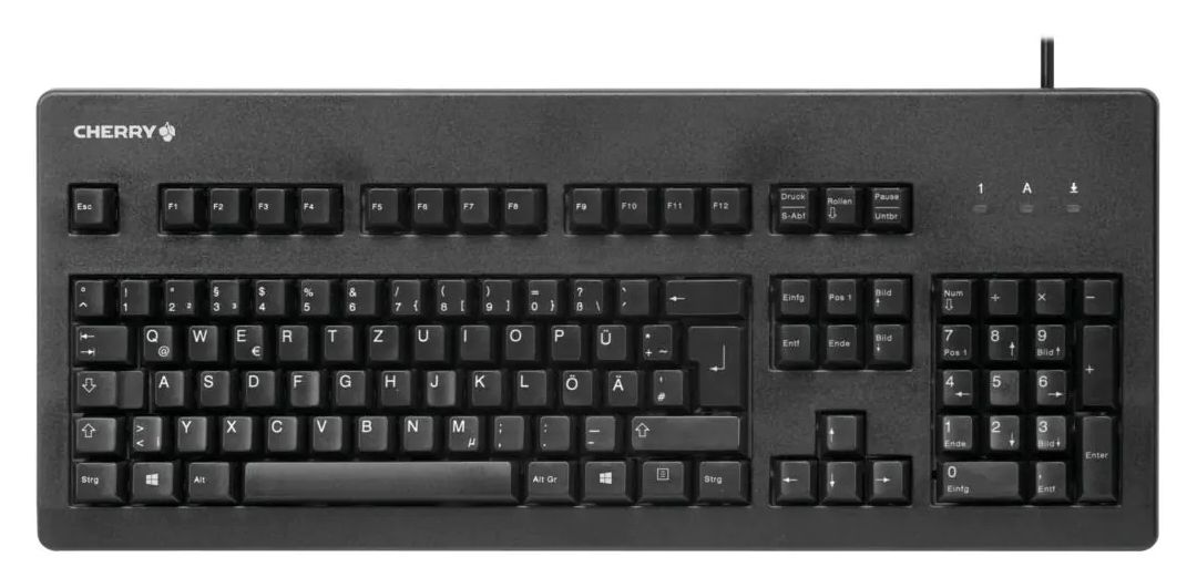 G80-3000 Universal Tastatur USB  (Schwarz) 