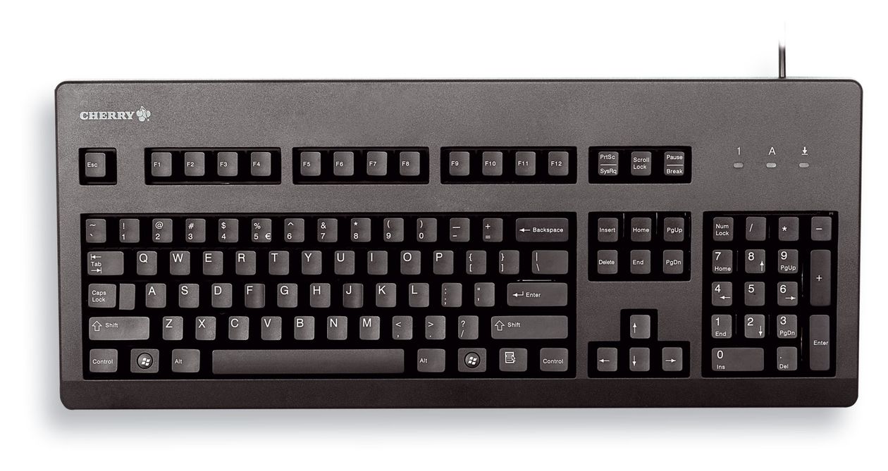 G80-3000 Universal Tastatur USB  (Schwarz) 
