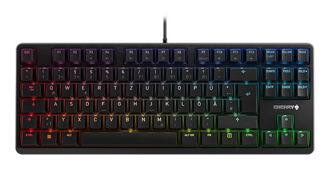 G80-3000N RGB TKL RGB-LED Universal Tastatur (Schwarz) 