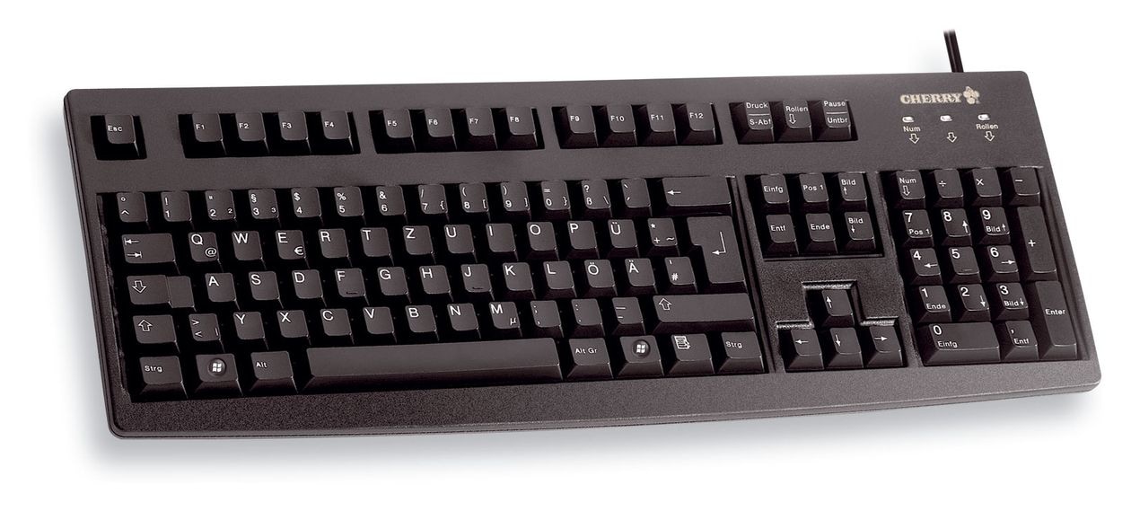 G83-6105 Universal Tastatur USB  (Schwarz) 