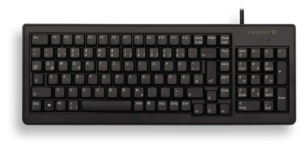 G84-5200 Complete Büro Tastatur USB  (Schwarz) 
