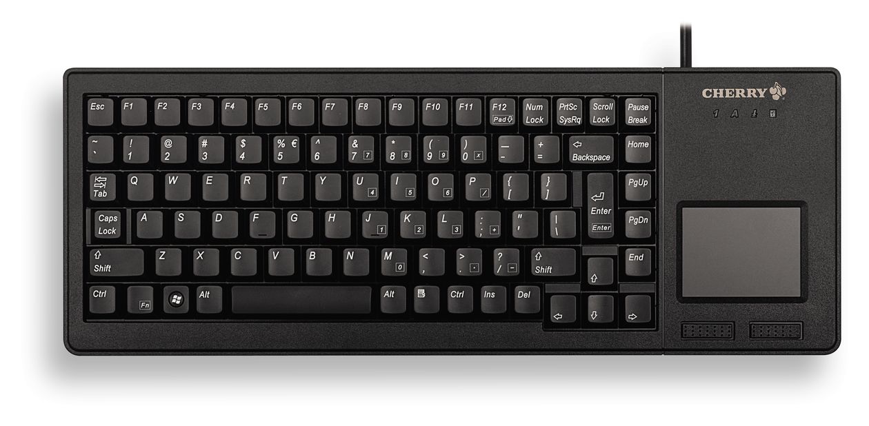 G84-5500 XS Touchpad Büro Tastatur USB  (Schwarz) 